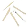 Ferramentas Coloridas para Escultura em Argila Conjunto de 5 Peças Suprimentos de Arte Ferramentas para Escultura em Argila Cerâmica Faca para Argila Macia Faca de Escultura Atacado