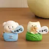 Figuritas Creativas Nuevas de Animales de Resina para Escritorios de Oficina y Decoraciones de Coche, Souvenirs Lindos para Alivio del Estrés y Sanación