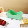 Prato cuspidor de osso criativo de luxo leve em formato de coração, prato de distribuição, prato de nozes, prato de frutas KTV, mesa de jantar para banquete, prato de lanche