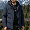 Chaqueta de Algodón 3D de Longitud Media con Capucha Desmontable para Hombre, Cálida y Gruesa, Tendencia en Abrigos de Algodón para Hombre, Invierno 2026, Transfronterizo Amazon