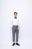Traje de Padrino Camisa de Manga Larga Blanca para Hombre Ropa Formal Profesional Sin Planchar Ropa de Trabajo Camisa de Boda de Negocios Ropa de Trabajo