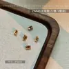 Arte de Uñas 2025 Nuevo Estilo Maillard Fondo Puntiagudo Diamante Celebridad de Internet Estilo Caliente Otoño e Invierno Cuadrado Grueso Color Rojo Café Diamante Estéreo Joyería para Uñas