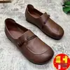 Mocasines sin cordones para mujer para madres, colección otoño 2026, suela blanda, antideslizantes, cómodos para mediana edad y personas mayores, zapatos planos
