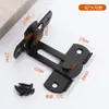 Pestillo de Puerta sin Taladro Pestillo para Puerta Corredera de Baño Pestillo de Bloqueo para Puerta de Mascota Hebilla de Pestillo Pestillo de Puerta de Tornillo de Acero Inoxidable
