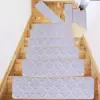 Alfombra para Escalera Amazon Transfronteriza Alfombra para Peldaño tpr Autoadhesiva sin Adhesivo Alfombra Antideslizante Rayada Embosada Uso Repetido