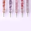 Cross-Border Double-head drill pen 5 PCs terno colorido cristal de duas cabeças drill pen drill pen terno atacado