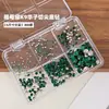 Conjunto K9 colorido de diamantes redondos pequenos com base pontiaguda, um acessório popular e moderno para nail art de diamantes, diamantes ultra brilhantes para nail art, atacado