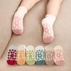 Calcetines de Piso para Niños Verano Nuevos de Silicona Antideslizantes para Bebés Recién Nacidos Niños Pequeños Calcetines Infantiles de Dibujos Animados Venta al por Mayor