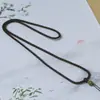 Corda para Pendurar Pingente Colar Trançado de Jade Feito à Mão Corda de Oito Fios Jade Autêntico Hetian Contas Superiores Pingente de Jade Substituição