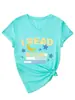 Leí Más Allá de Mi Sitio Independiente de Amazon Ebay Camiseta Casual de Moda Divertida para Mujer con Cuello en V y Manga Corta en Stock