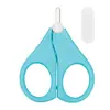 Cortauñas de Acero Inoxidable para Bebé, Tijeras para Niños, Tijeras Lindas con Cubierta Antipolvo, Cortauñas para Niños Pequeños, Tijeras para Bebé Anti-pellizco