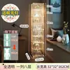 Vitrine de Exibição de Figuras Blocos de Montar Lego Caixa de Armazenamento Transparente Doméstico Acrílico Imitação Prateleira de Exibição de Modelos à Prova de Poeira