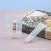 Tubo de Bálsamo Labial Inclinado 10ml Decant Transparente Tubo Vacío Herramienta de Maquillaje Brillo de Labios Color de Labios Tubo Suave Bálsamo Labial Tubo Suave