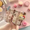 Bolsa de Maquiagem Borboleta Transfronteiriça Pequena Fresca Portátil Bolsa de Armazenamento para Cuidados com a Pele Bolsa de Lavar de Viagem Bolsa Quadrada de Lona Bolsa de Mão