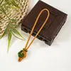 Datura Nó Chinês Artesanal DIY Cordão para Pingente de Borla Estilo Chinês Utensílio de Jade Wenwan Corda para Pegar na Mão Ornamento Cabeça de Pingente