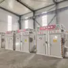 Recipiente de armazenamento para resíduos perigosos, recipiente para armazenamento de produtos químicos perigosos, sala de armazenamento externa, área de armazenamento