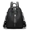 Mochila de Moda com Textura Pu Transfronteiriça para Mulheres, Grande Capacidade, Versátil para Viagens ao Ar Livre, Bolsa de Viagem Multifuncional de Ombro Único/Duplo