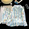 Nuevos Pijamas Infantiles 2026 para Primavera y Otoño, Estilo Delgado de Algodón Nube de Manga Larga, Ropa de Casa Moderna de Otoño para Niñas y Niñas Pequeñas