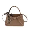 Bolso de axila de moda estilo coreano, nueva colección principios de otoño 2026, bolso de mano con lazo, bolso de hombro, bolso cruzado retro para commuting para mujer