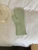 Conjunto de Lã Tricotada Verde: Cachecol, Gorro e Luvas, Novo Presente de Ano Novo 2025 para Mulheres, Cachecol Quente e Versátil de Inverno