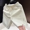 Verano Nuevo Holgado 2026 Pantalones Casuales de Cinco Puntos para Hombre Pierna Recta Deportivos Secado Rápido Marca de Moda Versátil Shorts de Color Sólido para Hombre