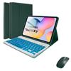 Adecuado para Samsung A8 Cubierta Protectora de Teclado X200 Teclado Desmontable Colorido con Retroiluminación A7 Funda de Cuero T500 Portalápices Integrado