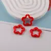 Colgante Acrílico de Estrella de Cinco Puntas Hueca de Color Sólido Colorido Materiales de Decoración con Cuentas para Manualidades Accesorios Venta al por Mayor