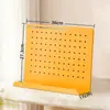 Tablero de clavijas de calendario Logo personalizado Regalo corporativo Soporte para calendario de escritorio Estante de almacenamiento de escritorio Tablero de clavijas sin perforaciones