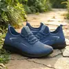 Comercio Exterior Tallas Grandes Transfronterizo Primavera y Otoño Nuevo Malla Transpirable Zapatos de Tela Old Beijing Zapatos de Hombre Caña Baja con Cordones Zapatos Antideslizantes para Hombre