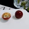 Shangren Shanghe pendientes de perlas rojas nuevos de otoño e invierno, aguja de plata s925, estilo coreano, pendientes elegantes de alta calidad para mujer