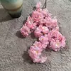 Galhos de Cerejeira Artificial com 4 Galhos e 3 Galhos, Decoração de Casamento com Árvore de Cerejeira, Cerejeira de Pesca, Galhos de Flor de Pêssego, Flor de Pera, Flores Artificiais de Videira