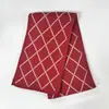Bufanda Roja 100% Lana Pura, Gorro, Guantes, Conjunto de Tres Piezas de Invierno Nuevo para Hombre y Mujer de Gorro y Bufanda Tejidos