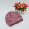 Gorros de Invierno para Mujeres Mayores, Gorros para Madres Mayores, Gorros de Lana Tejidos Espesos de Terciopelo, Gorros Cálidos para Personas de Mediana Edad y Mayores Venta al por Mayor