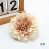 Pintura al Óleo Flor de Dalia Dalia Artificial Disfraz de Escenario Tocado Flor de Muñeca Flor DIY Pared de Flores Guirnalda Accesorios