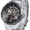 Ganador Europeo y Americano Moda Personalizada para Hombre Reloj Mecánico Automático Hueco de Acero Completo Venta al por Mayor