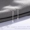 Aretes cuadrados para mujer 2023 nuevos de moda Corea del Sur elegantes personalidad nicho celebridad de internet estilo frío simple moda