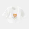 Roupas para Recém-Nascidos Roupas Meio Costas para Bebê Estilo Quente Outono e Inverno Roupa Íntima para Bebê Roupa de Baixo Manga Longa para Bebê