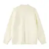 Cardigã de tricô liso de cor sólida com zíper duplo, estilo retro Old Money, unissex, estilo americano, que rejuvenesce, peça de outer wear casual de tricô para casais