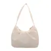 Bolsa de mão plissada feminina, novo estilo 2026, bolsa de ombro de grande capacidade, design moderno em formato de nuvem, chique e simples, adequada para o dia a dia, bolsa de ombro