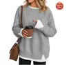 Estación Independiente Europea y Americana Transfronterizo Amazon Nuevo Estilo Falso Dos Piezas Sudadera con Capucha Casual Holgada de Manga Larga para Mujer
