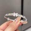 Pulsera infantil plata pura 9999 plata de ley Pulsera infantil nicho maciza alta calidad mediana niños Niños Niñas pulsera para bebé