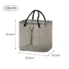 Bolsa de Banho em Rede Portátil para Natação Grande Capacidade Bolsa de Mão para Homens e Mulheres Bolsa de Lavar para Banho Bolsa de Armazenamento de Maquiagem para Viagem