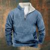 Sudadera de Manga Larga con Cuello Alto y Media Cremallera con Estampado Digital 3D de Moda para 2025 Amazon Transfronterizo