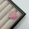 Palacio de Jardín Estilo Monet Botones de Flor de Aceite Botones de Diamante con Forma de Flor Abrigo Suéter Ropa Exterior de Piel Botones Decorativos