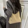 Bolso de Hombro Retro de Gran Capacidad Simple, Bolso de Hombro de Moda, Bolso Cruzado de Mano con Estilo Casual para Estudiantes