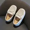 Mocasines calados para niños, zapatos de bebé, zapatos de verano para niños 2026, zapatos pequeños de cuero, zapatos hechos a mano, zapatos para caminar para niños pequeños, zapatos casuales