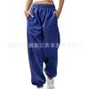Sudadera Japonesa Amazon 2021 Pantalones de Cintura Alta para Mujer Bolsillo Pantalones Deportivos Casuales Harlan 16 Colores 5 Tallas
