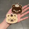 Oso Lindo con Sombrero Accesorios para el Cabello de Velcro sin Costuras Simples para Niña Accesorios Adhesivos para el Cabello
