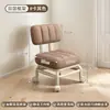 Taburete con Ruedas Giratorias para Abrir Paquetes, Taburete Bajo con Ruedas, Silla Estilo Crema, Taburete Pequeño para el Hogar para Limpiar Pisos, Acabado de Costuras y Organización de Artículos, Taburete Redondo