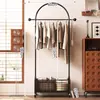 Colgador de Ropa de Pared para el Hogar de Lujo Sencillo Colgador de Armario de Dormitorio de Pie Estante de Almacenamiento Perchero